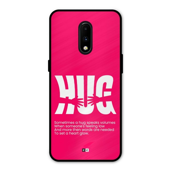 Hug Speaks Metal Back Case for OnePlus 7