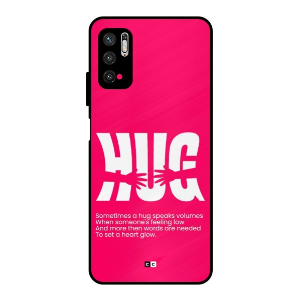 Hug Speaks Metal Back Case for Poco M3 Pro 5G