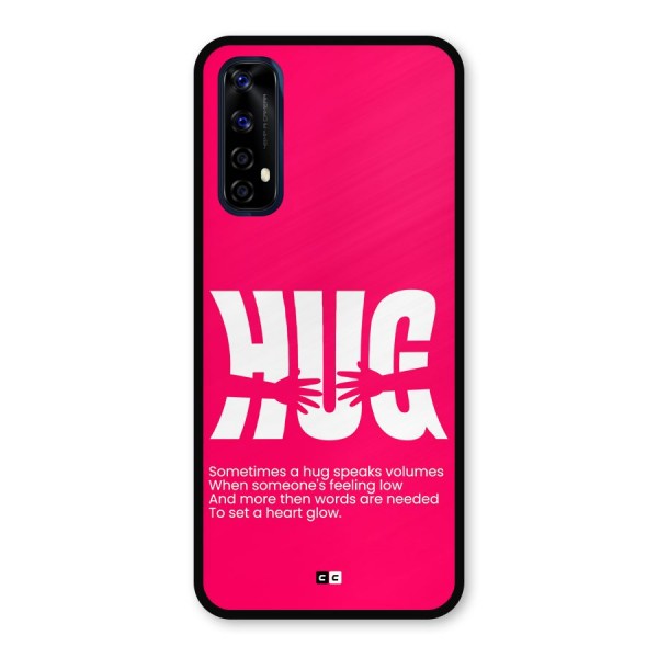 Hug Speaks Metal Back Case for Realme Narzo 20 Pro