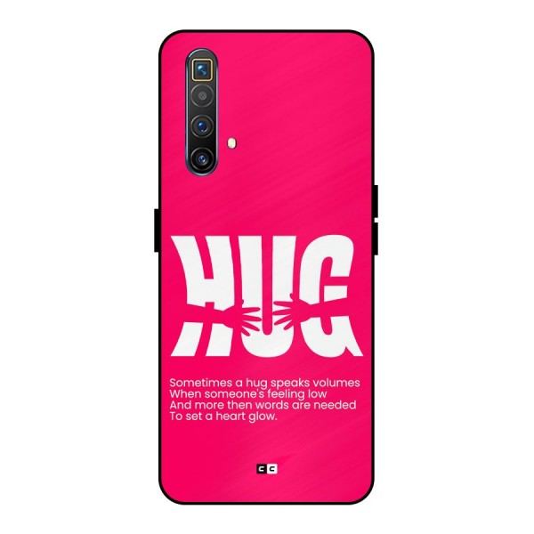 Hug Speaks Metal Back Case for Realme X3