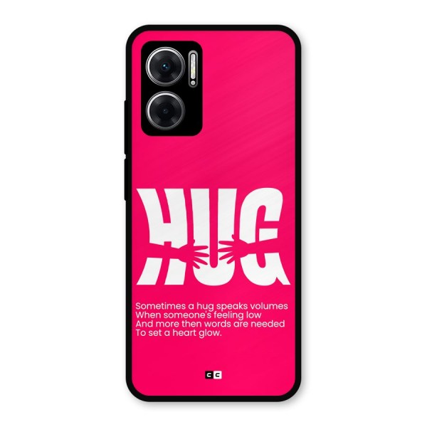 Hug Speaks Metal Back Case for Redmi 11 Prime 5G