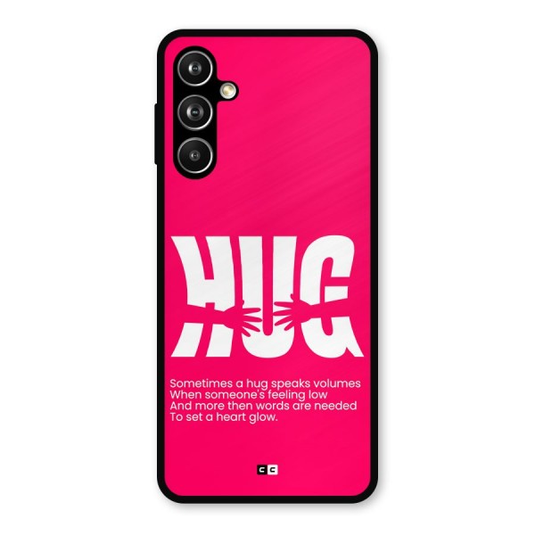 Hug Speaks Metal Back Case for Samsung Galaxy M54