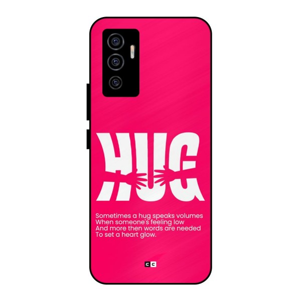 Hug Speaks Metal Back Case for Vivo V23e