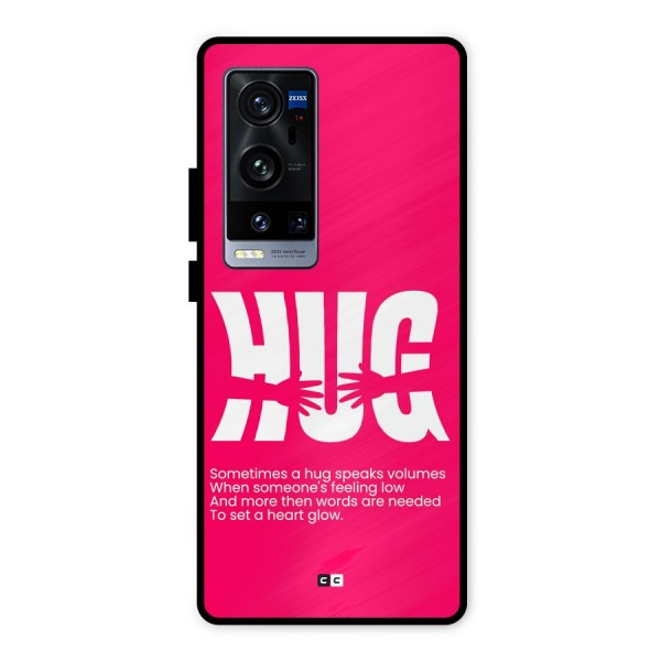 Hug Speaks Metal Back Case for Vivo X60 Pro Plus