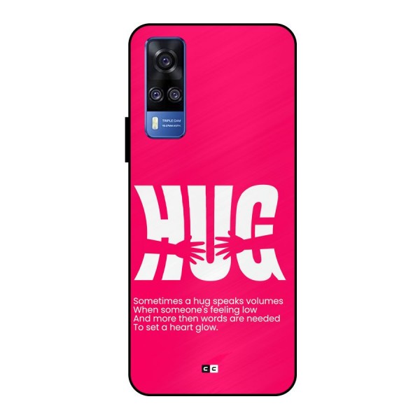 Hug Speaks Metal Back Case for Vivo Y51