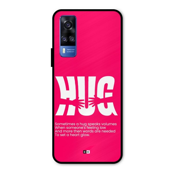 Hug Speaks Metal Back Case for Vivo Y51A