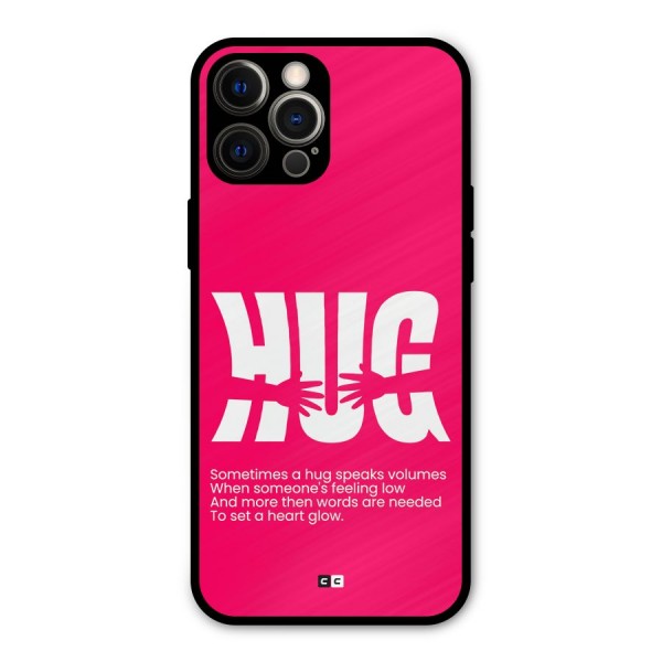 Hug Speaks Metal Back Case for iPhone 12 Pro Max