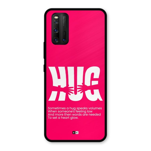 Hug Speaks Metal Back Case for iQOO 3