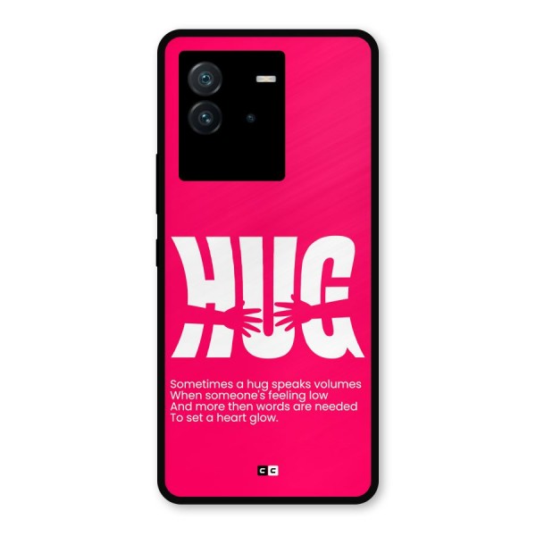 Hug Speaks Metal Back Case for iQOO Neo 6 5G