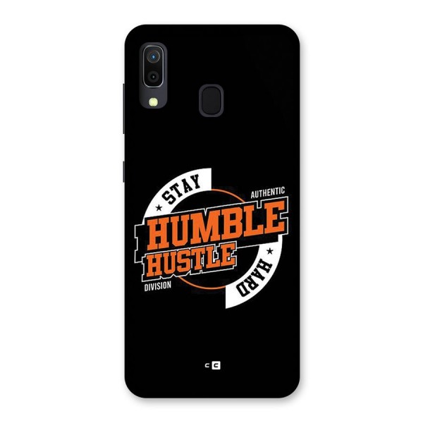 Humble Hustle Back Case for Galaxy A20