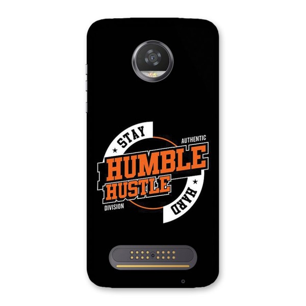 Humble Hustle Back Case for Moto Z2 Play