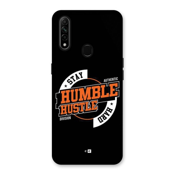 Humble Hustle Back Case for Oppo A31