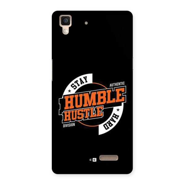 Humble Hustle Back Case for Oppo R7