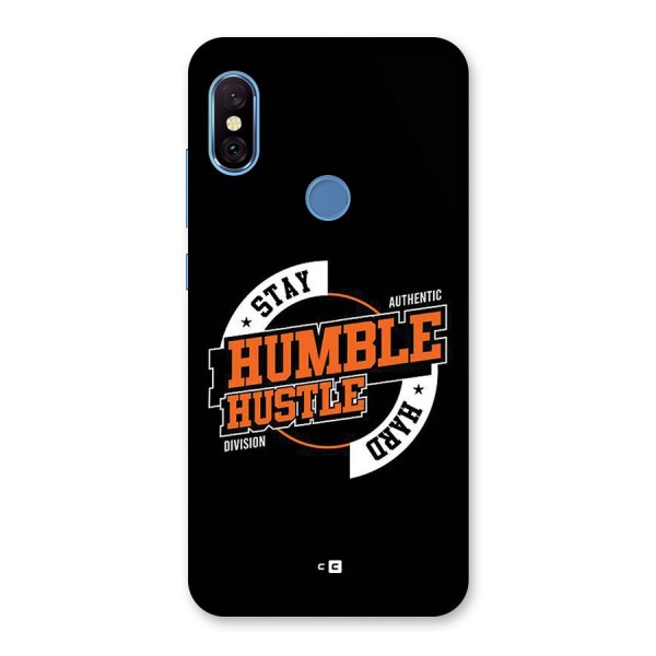 Humble Hustle Back Case for Redmi Note 6 Pro