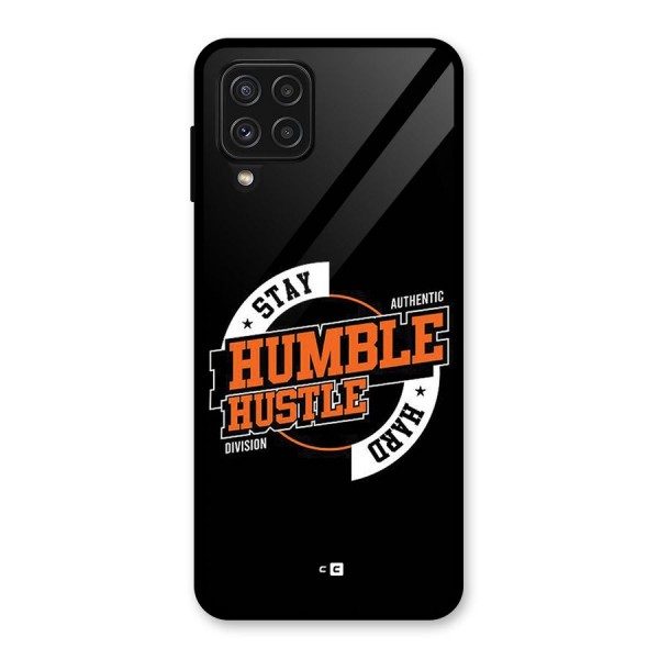 Humble Hustle Glass Back Case for Galaxy A22 4G