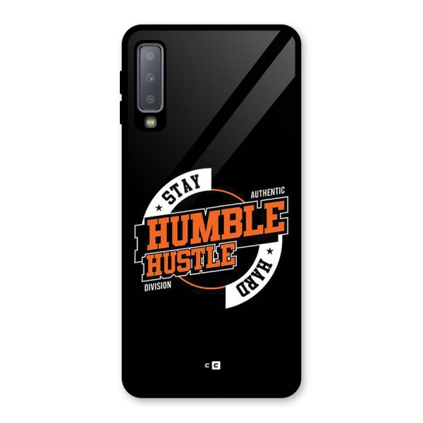 Humble Hustle Glass Back Case for Galaxy A7 (2018)