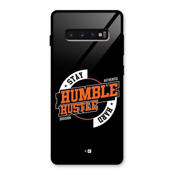 Humble Hustle Glass Back Case for Galaxy S10 Plus