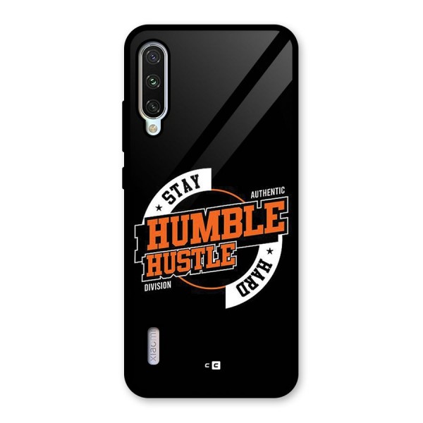 Humble Hustle Glass Back Case for Mi A3