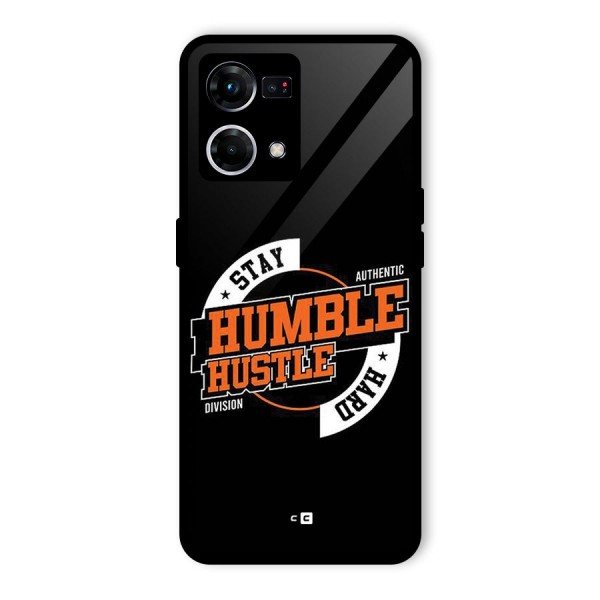 Humble Hustle Glass Back Case for Oppo F21s Pro 4G