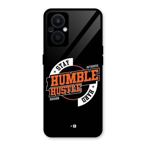 Humble Hustle Glass Back Case for Oppo F21s Pro 5G