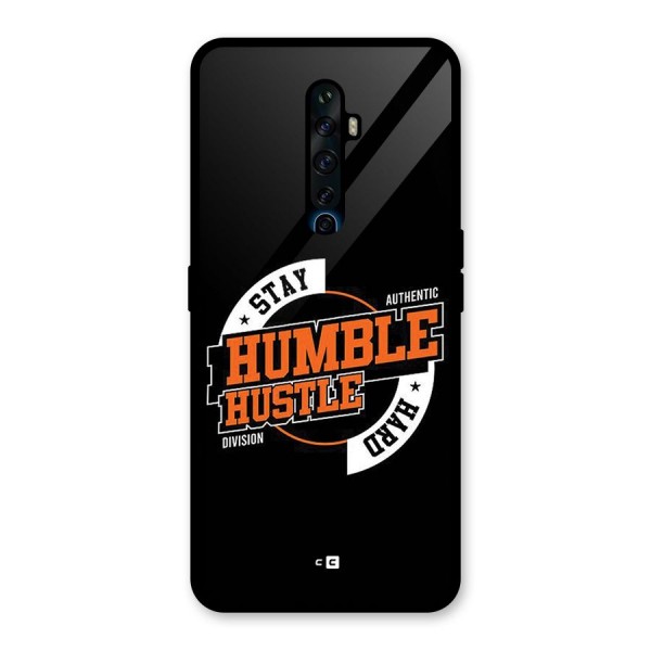 Humble Hustle Glass Back Case for Oppo Reno2 F