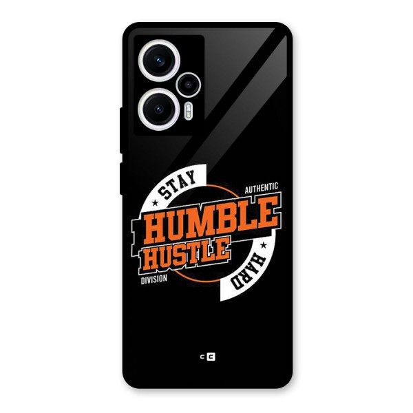 Humble Hustle Glass Back Case for Poco F5