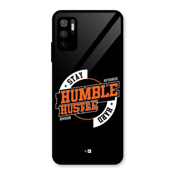 Humble Hustle Glass Back Case for Poco M3 Pro 5G