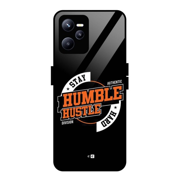 Humble Hustle Glass Back Case for Realme C35