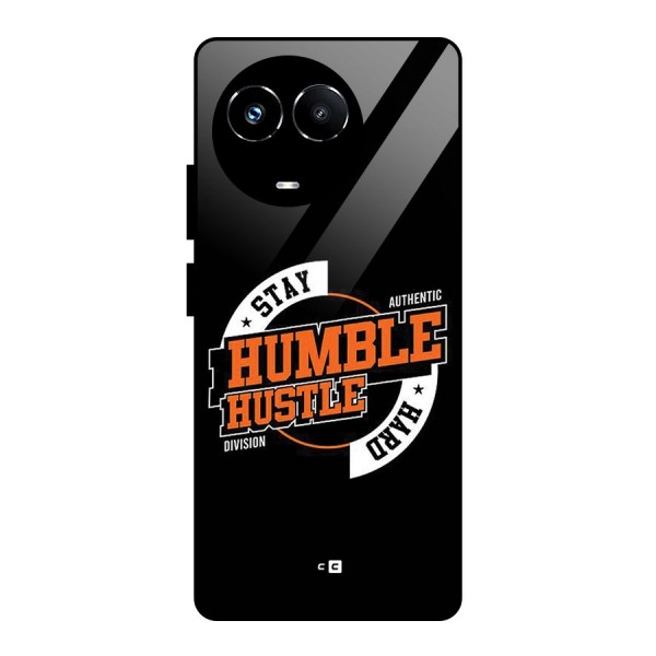 Humble Hustle Glass Back Case for Realme Narzo 60X