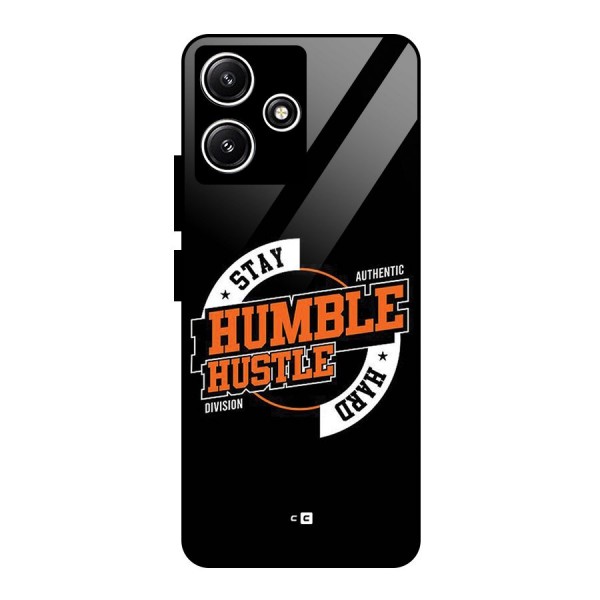 Humble Hustle Glass Back Case for Redmi 12 5G