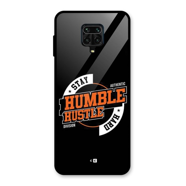 Humble Hustle Glass Back Case for Redmi Note 10 Lite