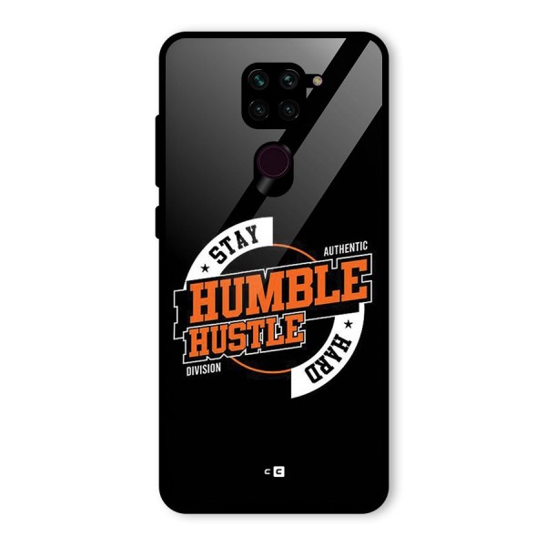 Humble Hustle Glass Back Case for Redmi Note 9