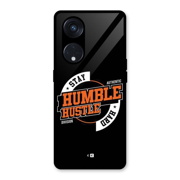 Humble Hustle Glass Back Case for Reno8 T 5G