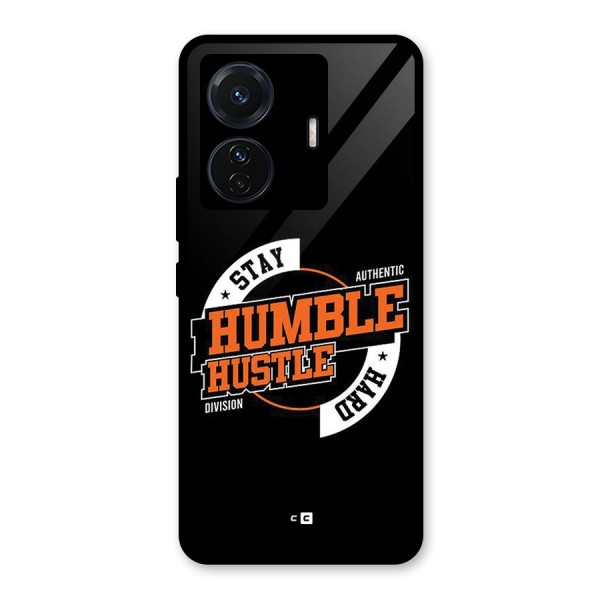 Humble Hustle Glass Back Case for Vivo T1 Pro