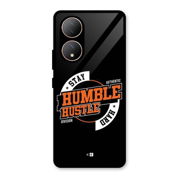 Humble Hustle Glass Back Case for Vivo T2