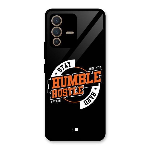 Humble Hustle Glass Back Case for Vivo V23 5G