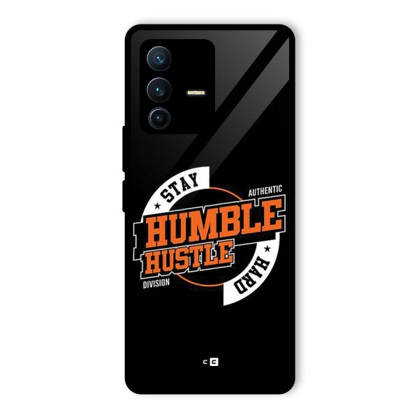 Humble Hustle Glass Back Case for Vivo V23 Pro