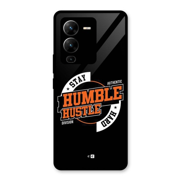 Humble Hustle Glass Back Case for Vivo V25 Pro