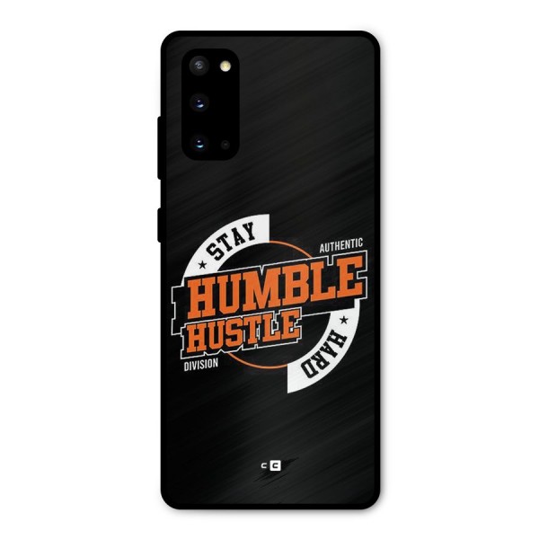 Humble Hustle Metal Back Case for Galaxy S20