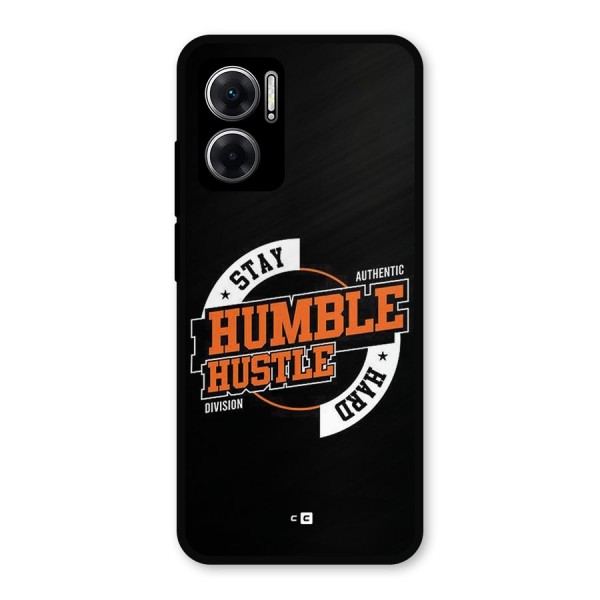 Humble Hustle Metal Back Case for Redmi 11 Prime 5G