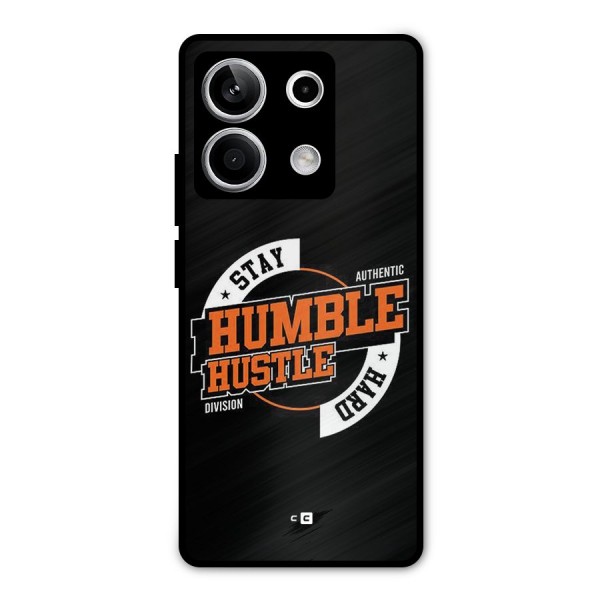 Humble Hustle Metal Back Case for Redmi Note 13 5G