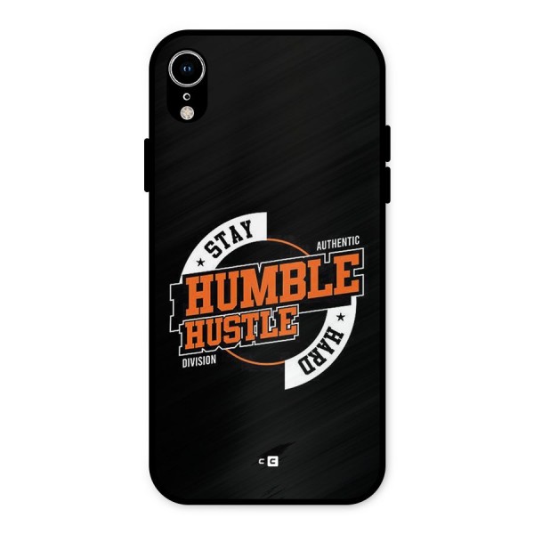 Humble Hustle Metal Back Case for iPhone XR