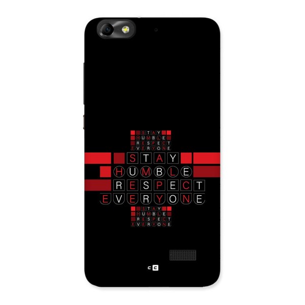 Humble Respect Back Case for Honor 4C