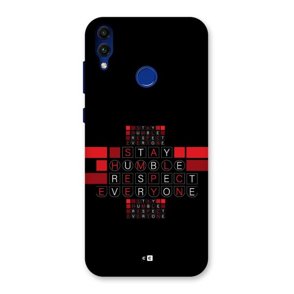 Humble Respect Back Case for Honor 8C