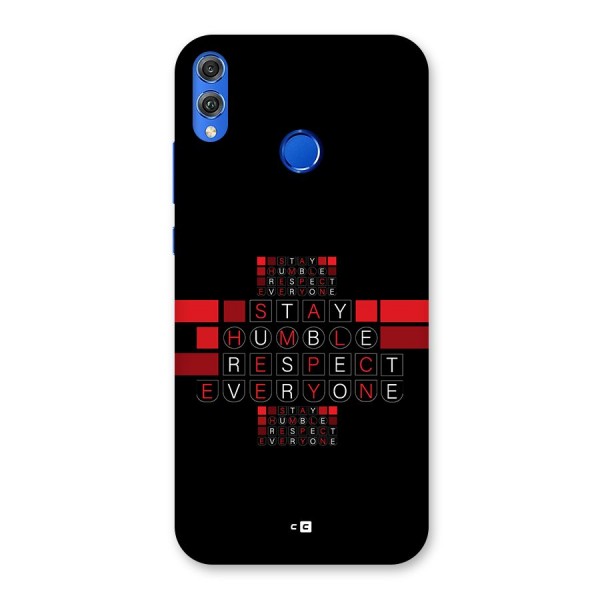 Humble Respect Back Case for Honor 8X