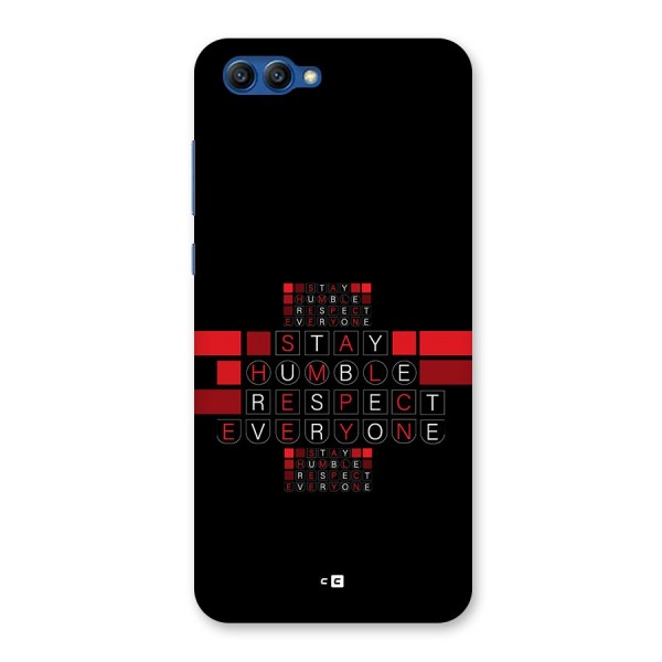 Humble Respect Back Case for Honor View 10