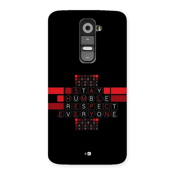 Humble Respect Back Case for LG G2