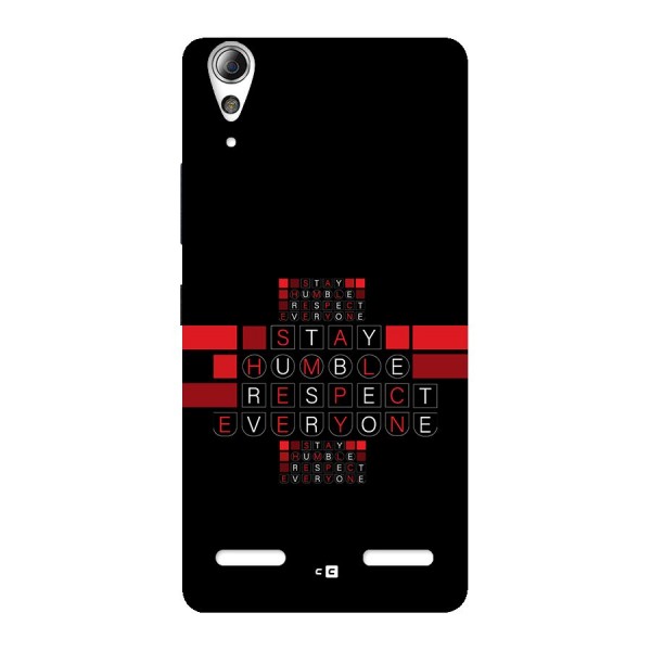 Humble Respect Back Case for Lenovo A6000