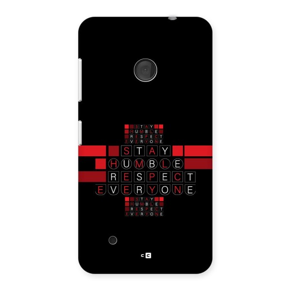 Humble Respect Back Case for Lumia 530