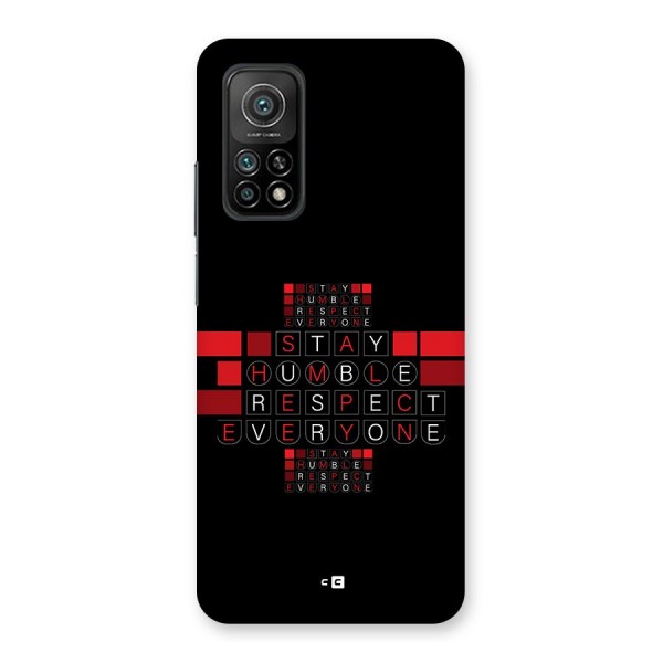 Humble Respect Back Case for Mi 10T 5G